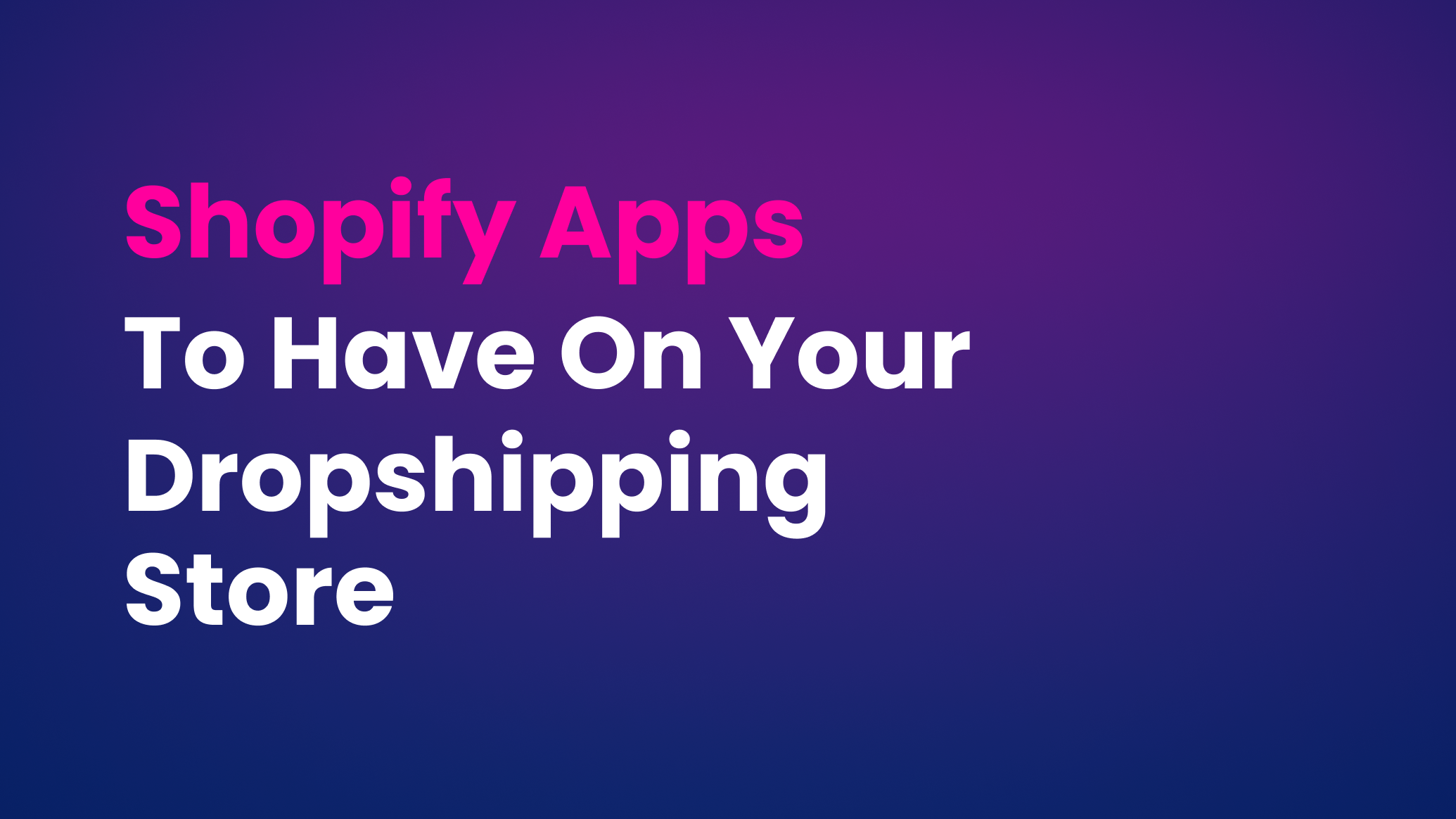 Image representing the CreateMyStore guide about dropshipping